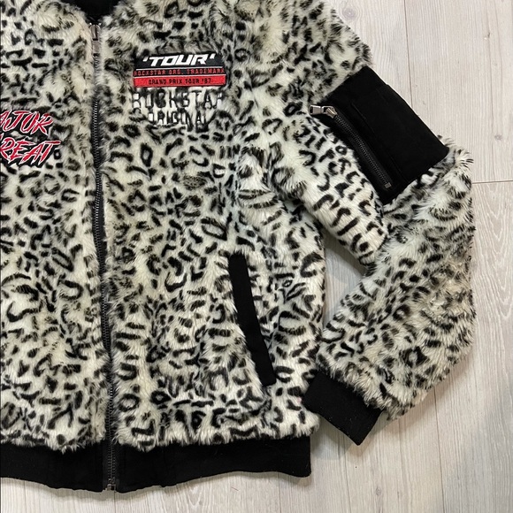 Rockstar Original Leopard Bomber Jacket 🚨(SOLD!) - Picture 3 of 9